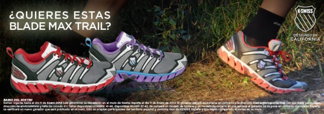 Sorteo de unas K Swiss Blade Max Trail