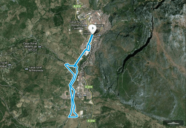 VI DUATLÓN CROS EL PAVO recorrido btt