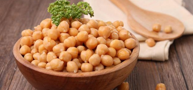 las legumbres y el corredor, garbanzos