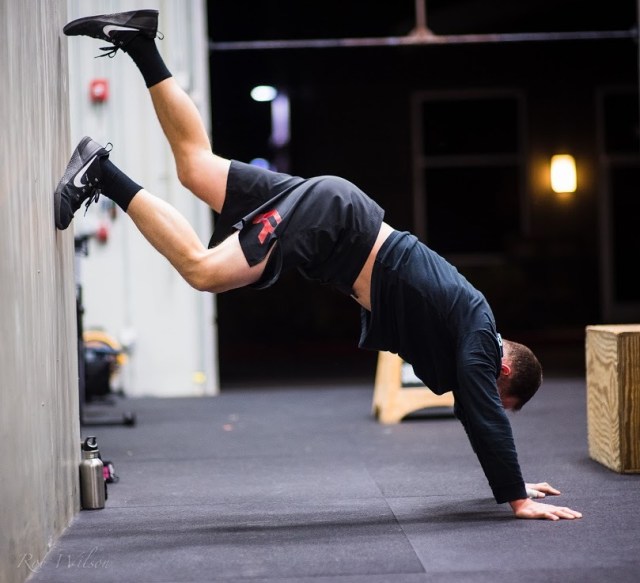 wall climb o escalada de pared